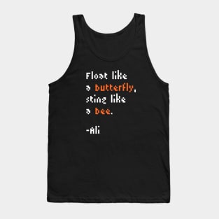 Boxing Quote MA 2 Tank Top